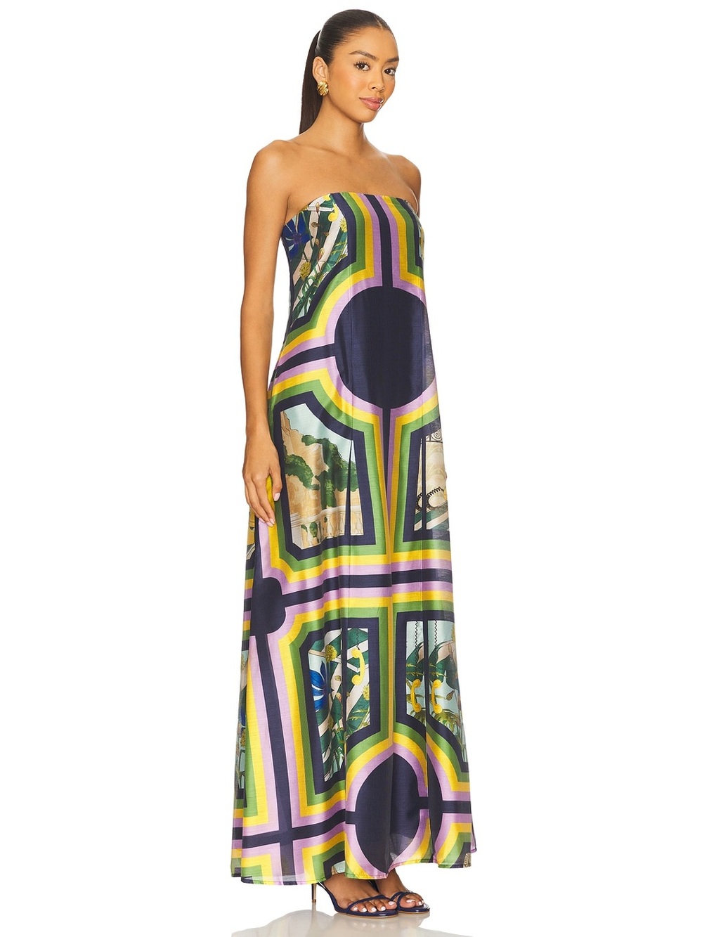 MUMA WORLD REVOLVE Looking Glass Ursa Dress in Garden Size XS VGUC - Picture 3 of 8